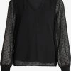 Vila Blouseshirts Blouse Linneas Dames Zwart