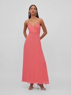 Vila Maxi Jurken Jurk Ura Dames Koraal -Vila 56d2d516619180874cafa84f38785066