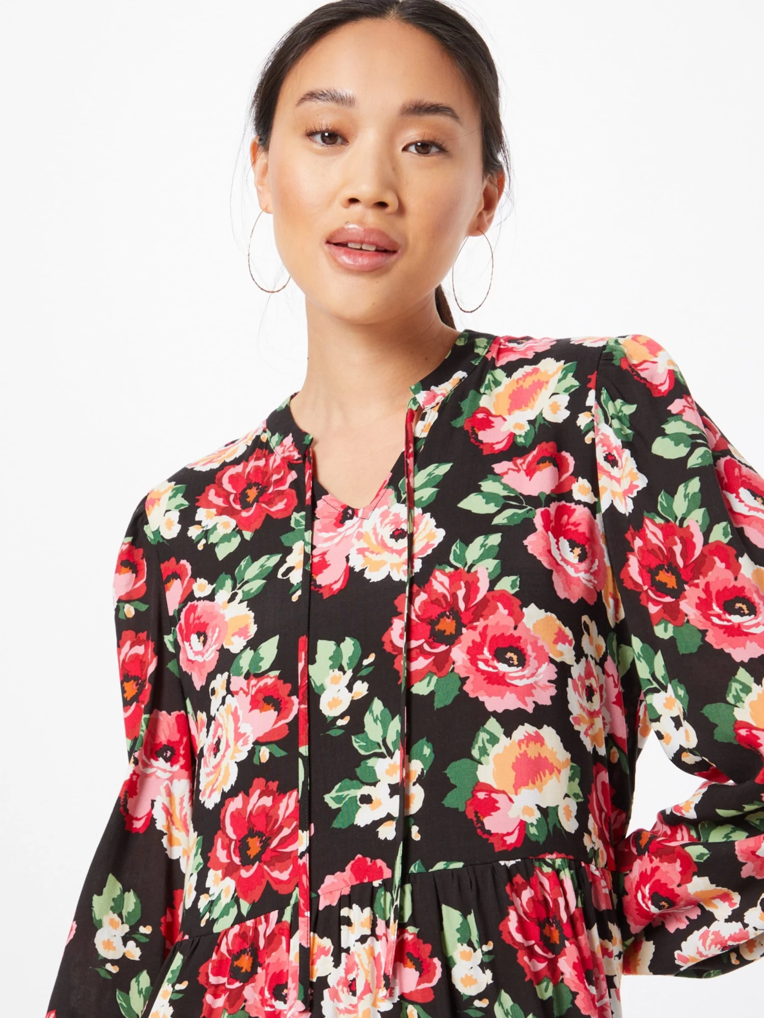 Vila Blousejurken Blousejurk LULA Dames Zwart 4 Vila Blousejurken Blousejurk LULA Dames Zwart - Afbeelding 2