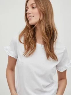 Vila T-shirts Shirt Dreamers Dames Wit -Vila 57985a71ecd0e4deebe64cd45ee623ff