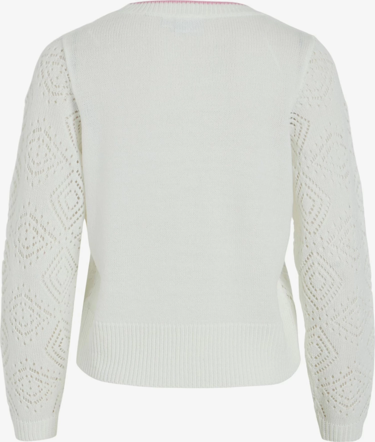 Vila Vesten Gebreid Vest JODIE Dames Wit Gemêleerd 4 Vila Vesten Gebreid Vest JODIE Dames Wit Gemêleerd - Afbeelding 2