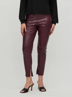 Vila Leren Broeken Skinny Broek Dagmar Dames Bordeaux 11 Vila Leren Broeken Skinny Broek Dagmar Dames Bordeaux -Vila 593b3ebf649349666b82cd6269e34c5c