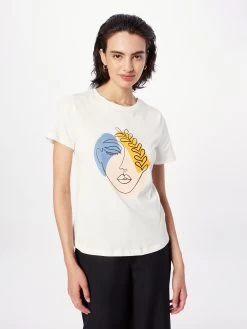 Vila T-shirts Shirt VULKAN Dames Wit -Vila 59d8c27fb8968e4846d8d0008d895d26