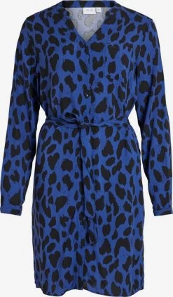 Vila Mini Jurken Jurk Dames Blauw