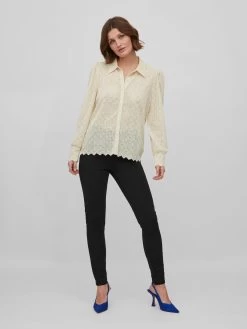 Vila Overhemden Blouse SIKKA Dames Beige 13 Vila Overhemden Blouse SIKKA Dames Beige -Vila 5a6657e12f162de258e5f050263c159f