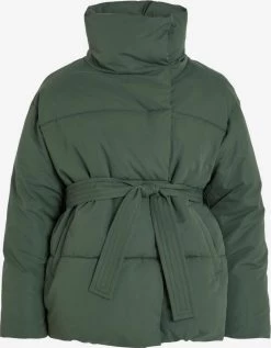 Vila Winterjassen Winterjas Dames Groen