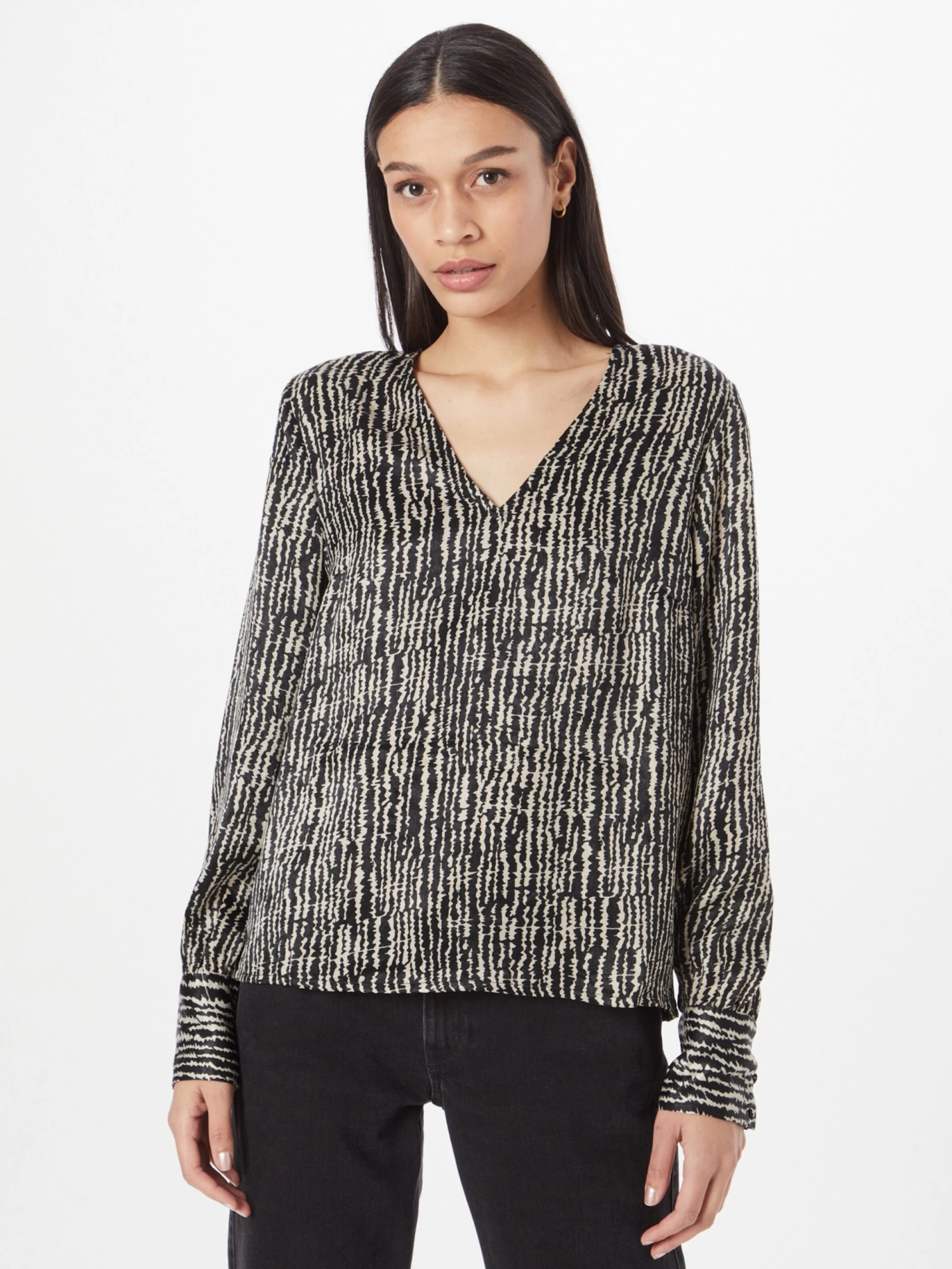 Vila Blouseshirts Blouse Sally Fia Dames Beige 5 Vila Blouseshirts Blouse Sally Fia Dames Beige - Afbeelding 3