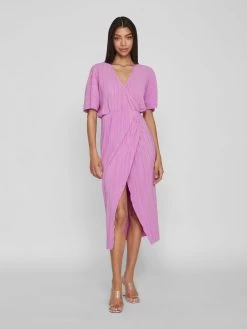 Vila Midi Jurken Jurk Dames Eosine -Vila 5bbd6fff40dc6b3fdbca21c845d27559