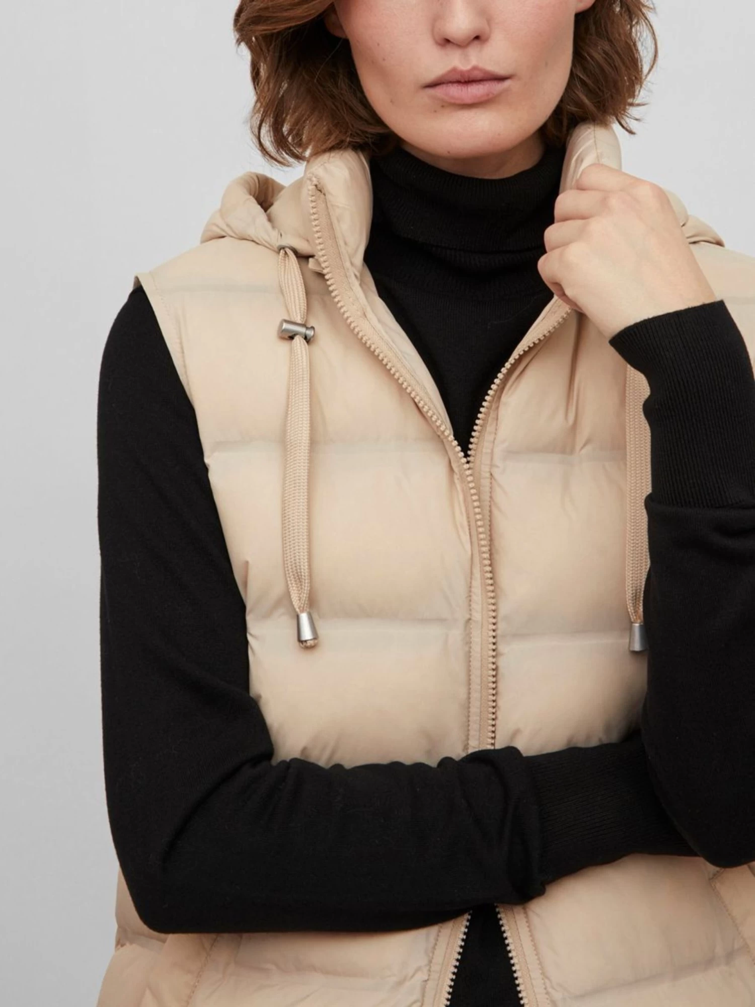 Vila Bodywarmers Bodywarmer Trish Dames Beige 9 Vila Bodywarmers Bodywarmer Trish Dames Beige - Afbeelding 7