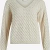 Vila Basic Truien Trui CHAO Dames Beige -Vila 5d163e657c9b856b76b56035b480ae6a