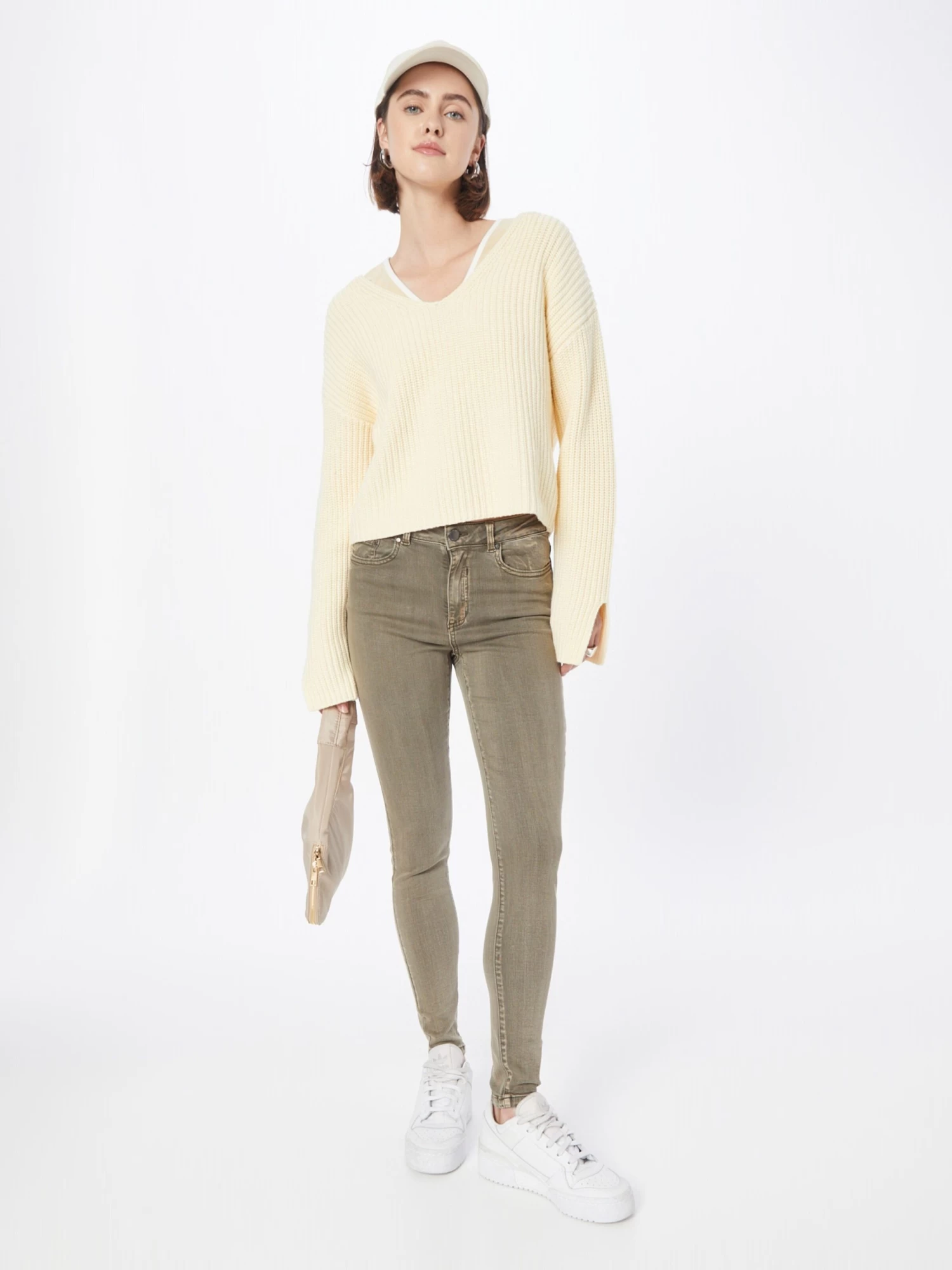 Vila Jeans Skinny Jeans AMY Dames Sepia 6 Vila Jeans Skinny Jeans AMY Dames Sepia - Afbeelding 4