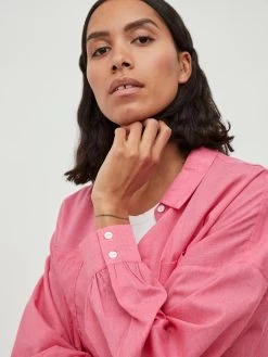 Vila Overhemden Blouse Fabio Dames Lichtroze -Vila 5d738b30b57ab9375432057fcaa8aa6c