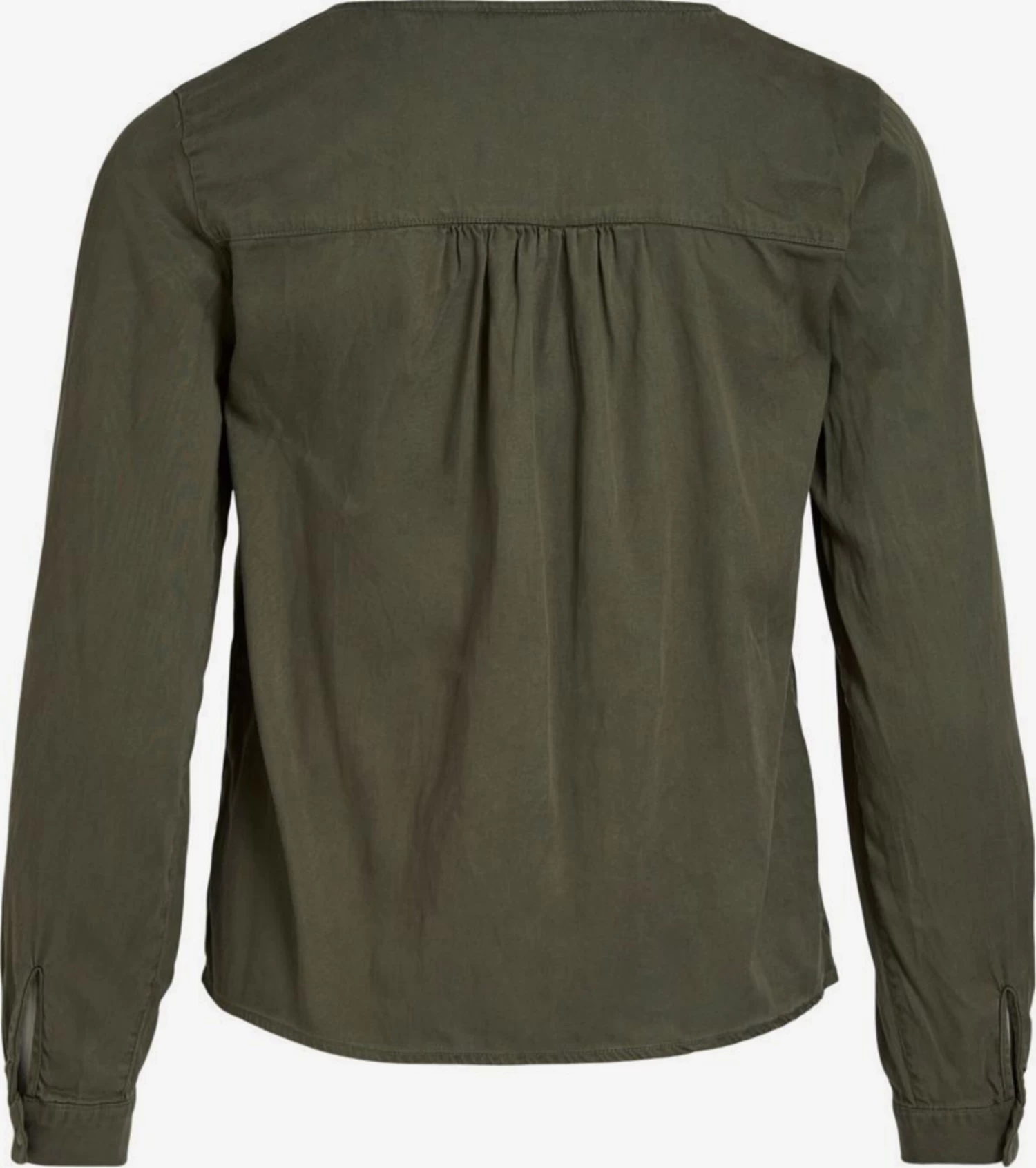 Longsleeves Shirt Dames Kaki 4 Longsleeves Shirt Dames Kaki - Afbeelding 2