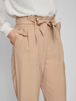 Vila Bandplooibroeken Regular Bandplooibroek KAYA Dames Sand -Vila 5e865d9f40bd7e23ddc040f37159b809