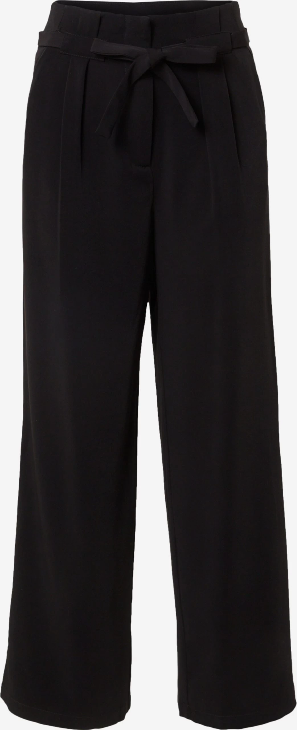 Vila Bandplooibroeken Loosefit Bandplooibroek Elin Dames Zwart 3 Vila Bandplooibroeken Loosefit Bandplooibroek Elin Dames Zwart