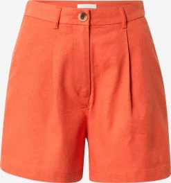 Vila Shorts Wide Leg Bandplooibroek Alina Dames Oranje