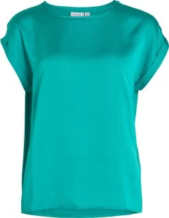 Vila T-shirts Shirt Dames Jade Groen -Vila 6020098f948c645e12a546777d0988b1