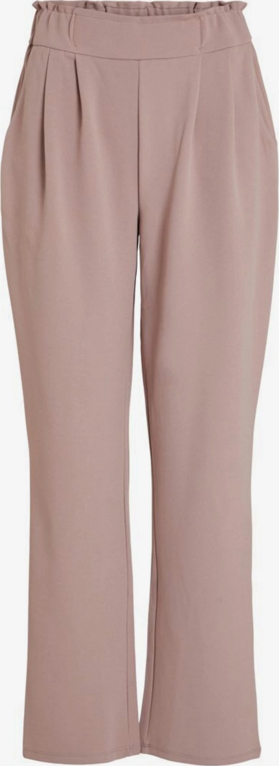 Vila Bandplooibroeken Regular Bandplooibroek Dames Beige 3 Vila Bandplooibroeken Regular Bandplooibroek Dames Beige