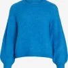 Vila Basic Truien Trui Amina Dames Hemelsblauw -Vila 61680300b27e6750b77baa3193a7ca84