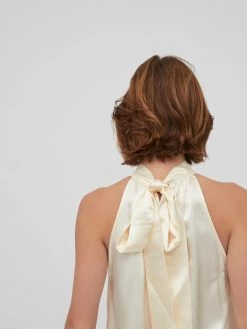 Vila Avondjurken Avondjurk SITTAS Dames Offwhite -Vila 61bb011d82c433ed489bf15200b5c475