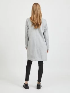 Vila Tussenmantels Tussenmantel Dames Lichtgrijs -Vila 61e5a8013dcadcdb1a7ee4f8ba634e7d