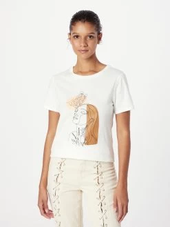 Vila T-shirts Shirt VULKAN Dames Wit -Vila 620e202fe546846e8bbd704fc69a200a