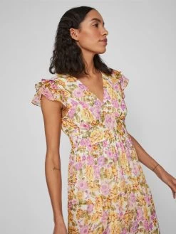 Vila Midi Jurken Jurk Dames Mandarijn / Kreeft / Lichtroze 14 Vila Midi Jurken Jurk Dames Mandarijn / Kreeft / Lichtroze -Vila 62e64f2204d14ec3e37d195cd82eed8c