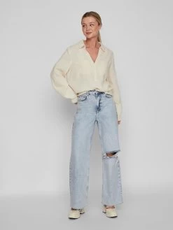 Vila Blouseshirts Blouse Lania Dames Crème 12 Vila Blouseshirts Blouse Lania Dames Crème -Vila 633c1e01dda778bf8191da6da588c3bd