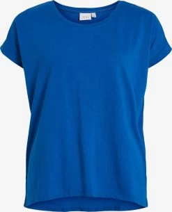 Vila T-shirts Shirt DREAMERS Dames Royal Blue/koningsblauw
