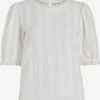 Vila Kanten Blouses Blouse LAINA Dames Wit