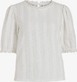 Vila Kanten Blouses Blouse LAINA Dames Wit