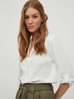 Blouses Met Korte Mouw Blouse Dames Wit -Vila 64887b0e739287c3884e199c36a8992c