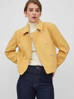 Vila Tussenjassen Tussenjas Dames Geel -Vila 65a5809ea9db16358a642fb95b4e71fa