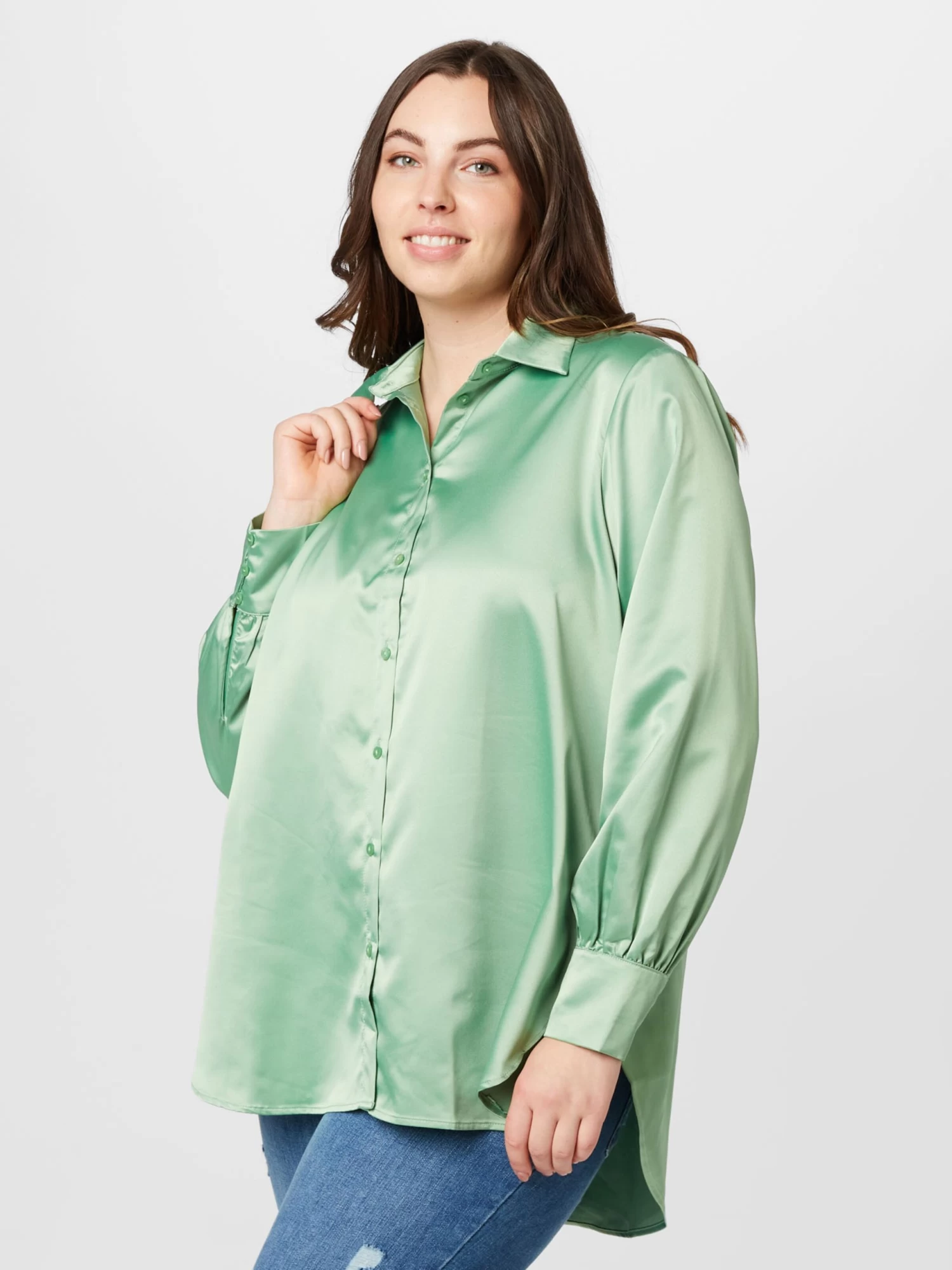 Overhemden Blouse Dames Appel 4 Overhemden Blouse Dames Appel - Afbeelding 2