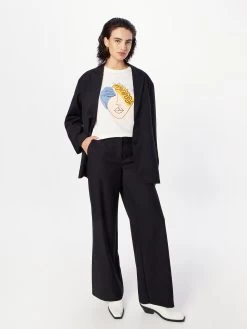 Vila T-shirts Shirt VULKAN Dames Wit -Vila 664fa48d866fb7f4413fef7848078791