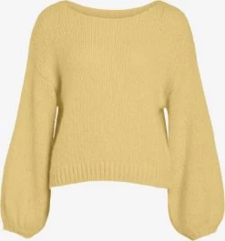 Vila Basic Truien Trui CHOCA Dames Geel