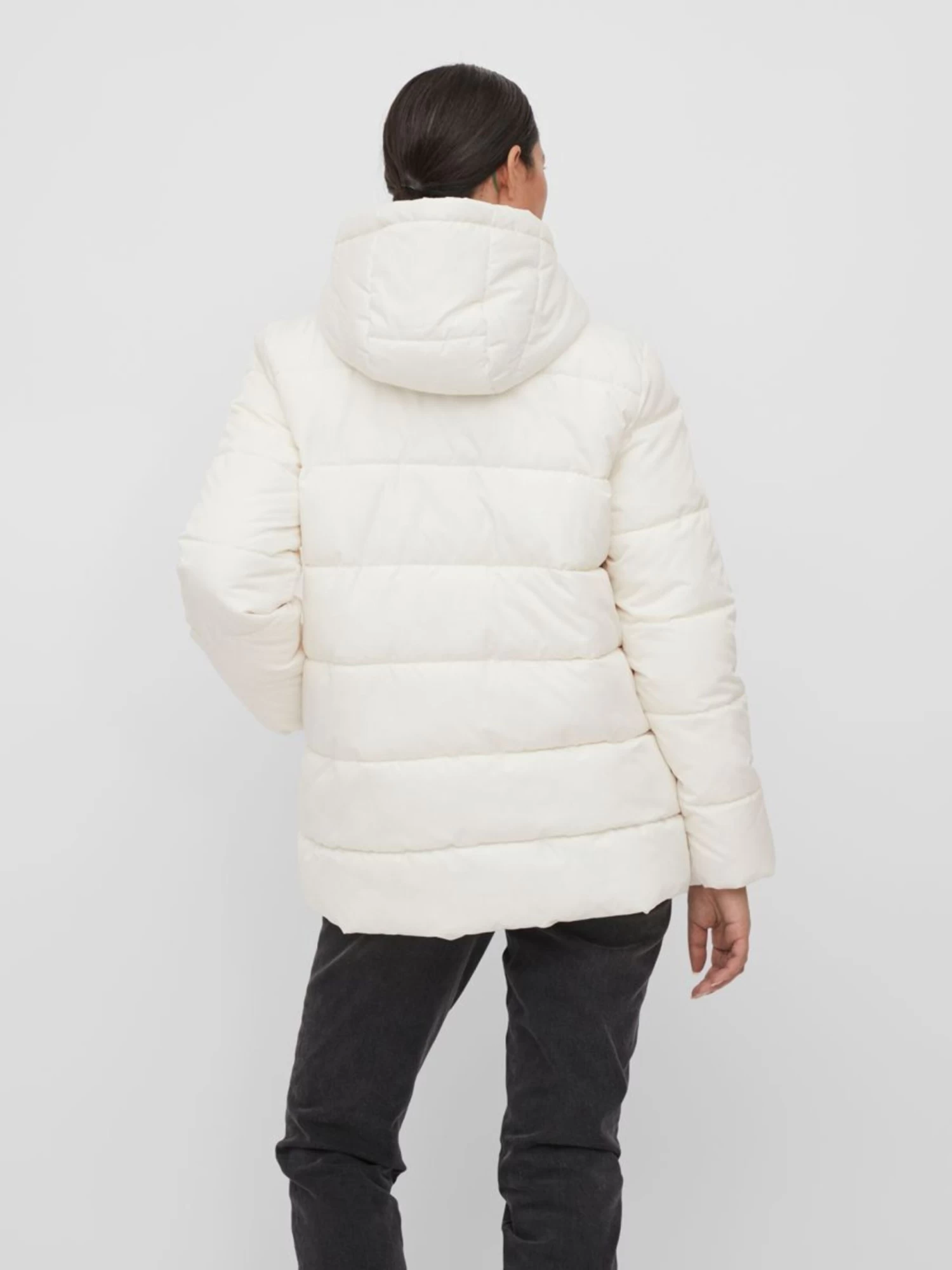 Vila Winterjassen Winterjas Dames Wit 6 Vila Winterjassen Winterjas Dames Wit - Afbeelding 4