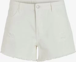 Vila Denim Shorts Regular Jeans Festia Dames Wit