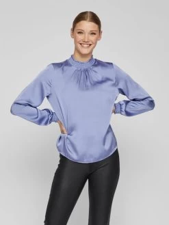 Vila Blouseshirts Blouse Dames Blauw 10 Vila Blouseshirts Blouse Dames Blauw -Vila 67690e41d8e29ec483c81e55a4076aec