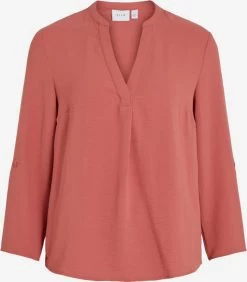 Vila Blouses Met Korte Mouw Blouse Dames Pink