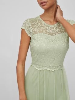 Vila Avondjurken Avondjurk Lynnea Dames Pastelgroen -Vila 68cef497b98eda54fada417aacfb8894