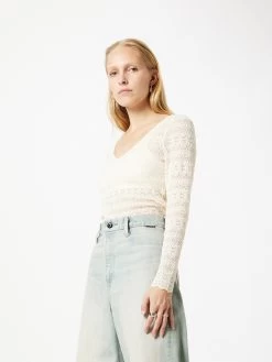 Vila Longsleeves Shirt Chikka Dames Ecru -Vila 69114136b0f9d4b28a45ba3f453f62c2