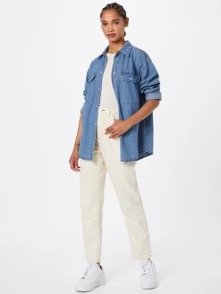 Vila Spijkerblouses Blouse Ninas Dames Blauw -Vila 692ebd7e14c0f080d3ac772d6ffa9557