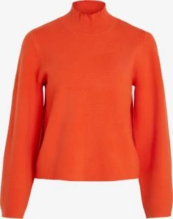 Vila Basic Truien Trui LILAH Dames Oranjerood