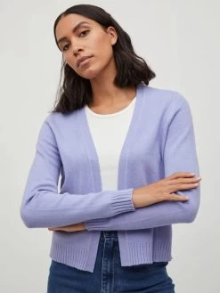 Vila Vesten Gebreid Vest Dames Lila -Vila 69fc66ca744a3a7274056b22e7a4ce73