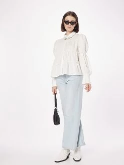 Overhemden Blouse MELEK Dames Natuurwit -Vila 6a5a4cff75ae265e55810db30fc3fc9e