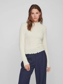 Vila Longsleeves Shirt Dames Beige 10 Vila Longsleeves Shirt Dames Beige -Vila 6a9cb6efa49cb63c55b13bc861eb1b5a