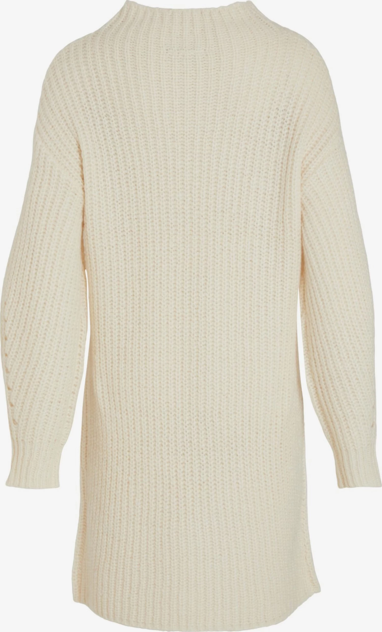 Vila Gebreide Jurken Gebreide Jurk Suba Dames Natuurwit 4 Vila Gebreide Jurken Gebreide Jurk Suba Dames Natuurwit - Afbeelding 2