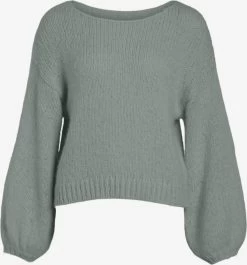 Vila Basic Truien Trui CHOCA Dames Olijfgroen