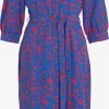 Vila Midi Jurken Jurk Dames Blauw 2 Vila Midi Jurken Jurk Dames Blauw -Vila 6c36fa8f0305386f09566bc8e00059f3